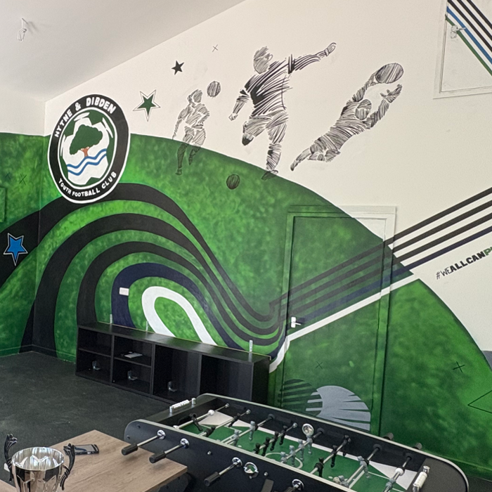 Hythe and Dibden Football Club Mural
