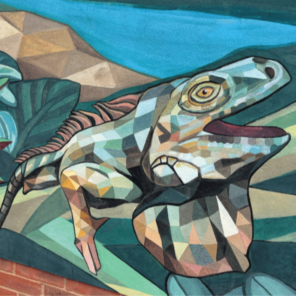 Residential Tropical Mural